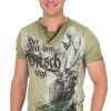 Herren Hangowear | Hangowear T-Shirt Quincent Grun