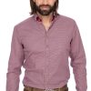 Herren Gipfelstürmer | Gipfelsturmer Hemd Lars Bordeaux (Slim Fit)