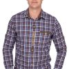 Herren Gipfelstürmer | Gipfelsturmer Hemd 420000-4271-66 Mittelbraun (Regular Fit)