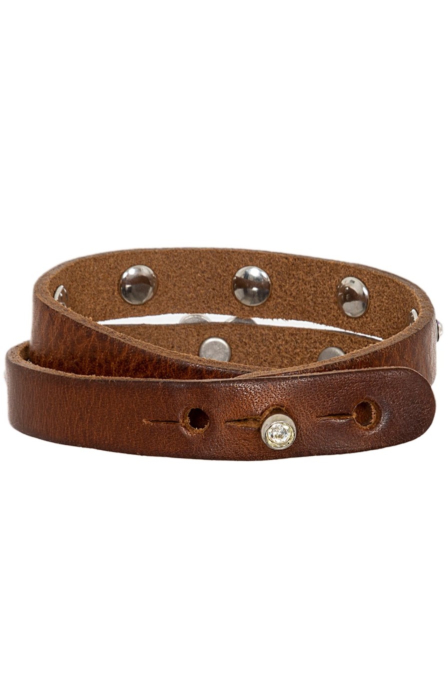 Accessoires Sima | Sima Armband 55105 Nappa Hellbraun