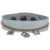 Accessoires Sima | Sima Armband 19-3708 Velour Hellblau