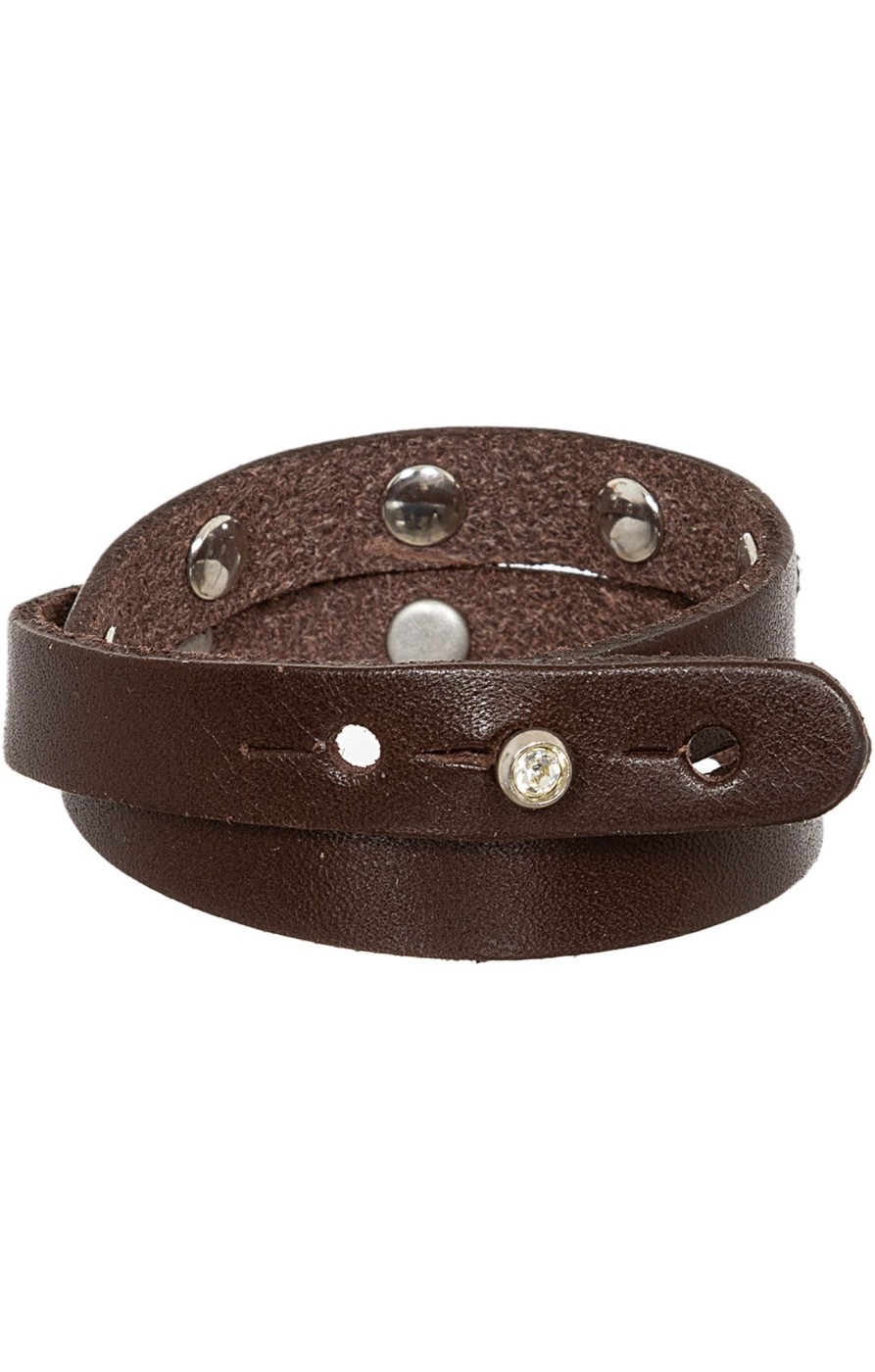 Accessoires Sima | Sima Armband 55103 Nappa Braun