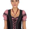 Damen Marjo | Marjo Landhaus Shirt Nelly-Ella Schwarz Rot