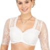 Damen Marjo | Marjo Dirndlbluse Luisa-Kosira Offwhite