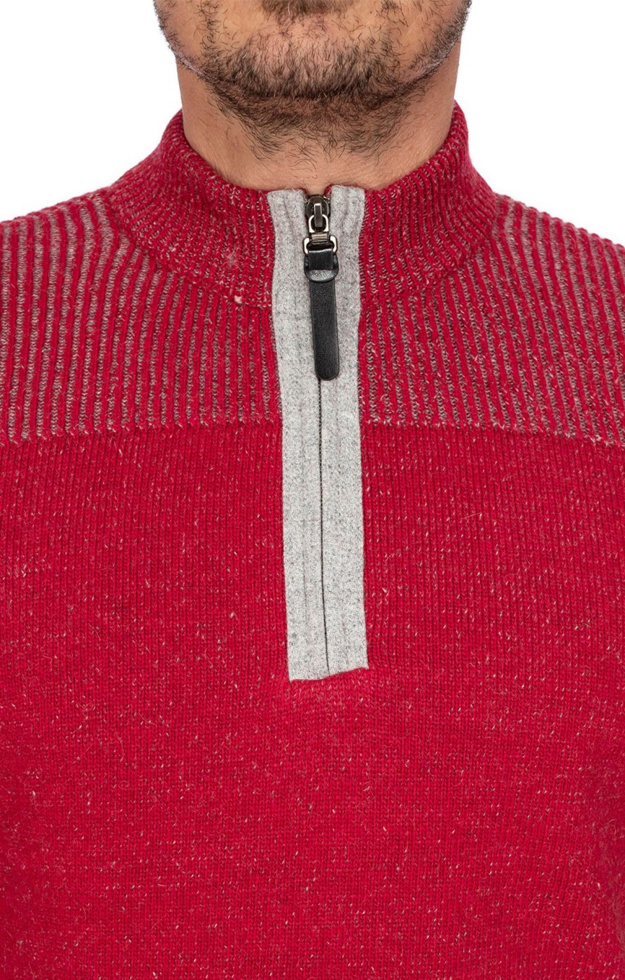 Herren Spieth & Wensky | Spieth & Wensky Strickpullover Antonius Rot