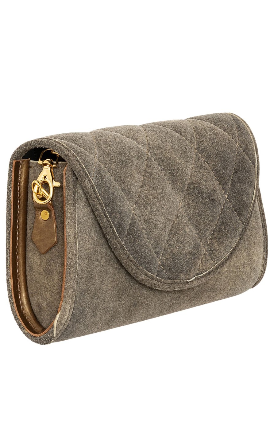 Accessoires Sima | Sima Clutch Hirschleder 4406 Braun