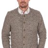 Herren Gipfelstürmer | Gipfelsturmer Strickjacke 427021-0772-69 Dunkelbraun