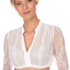 Damen Marjo | Marjo Dirndlbluse Loretta-Linda Offwhite