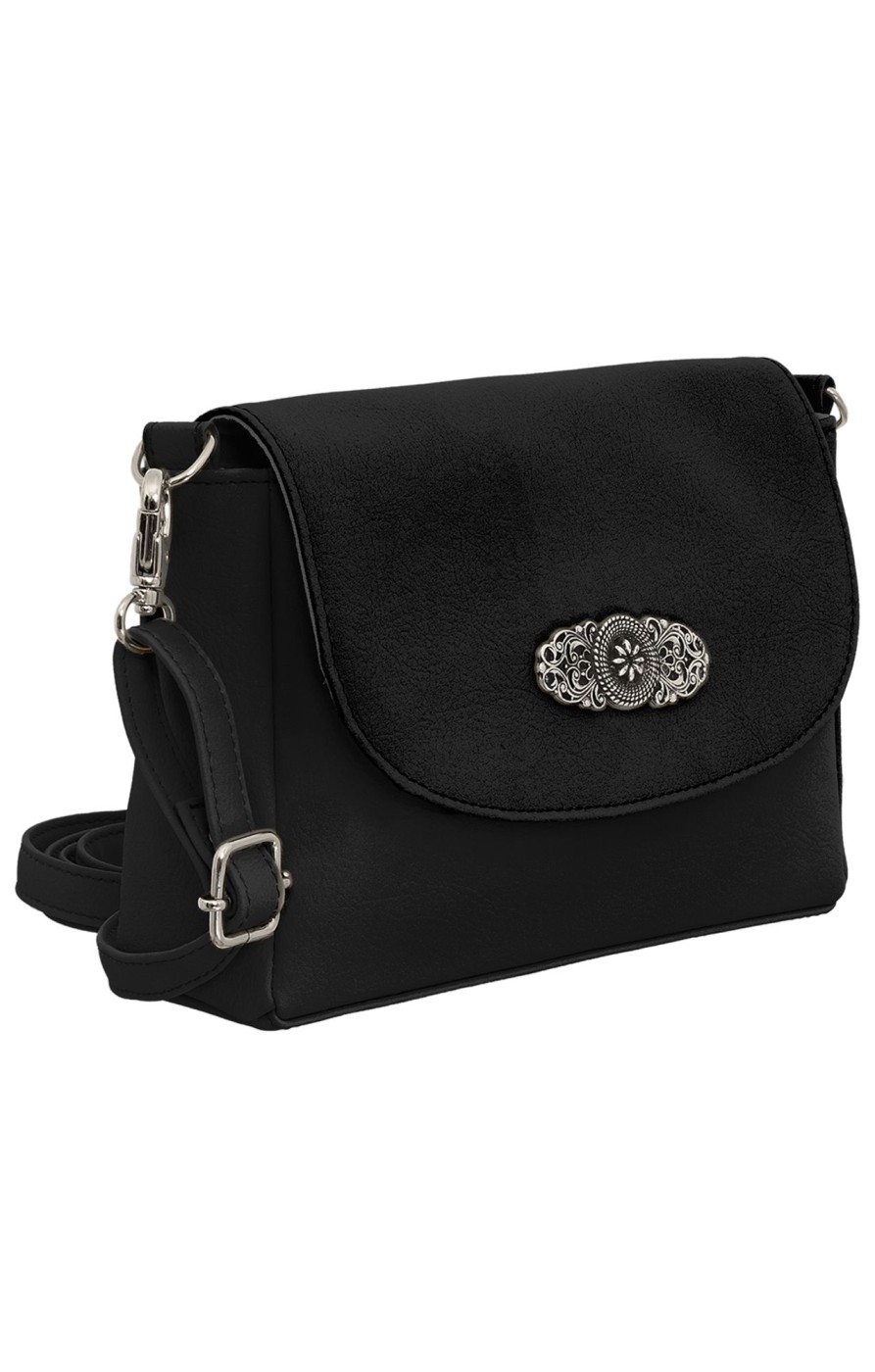 Accessoires Schuhmacher | Schuhmacher Handtasche Ta440-N-8582 Schwarz