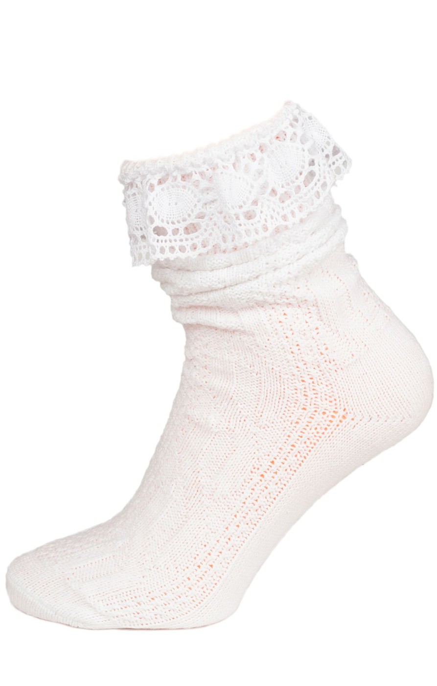 Schuhe Schuhmacher | Schuhmacher Socke Cs530 Mit Spitze Weiss