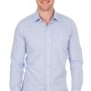 Herren Almsach | Almsach Hemd 722Lk-Co Ice (Slim Fit)