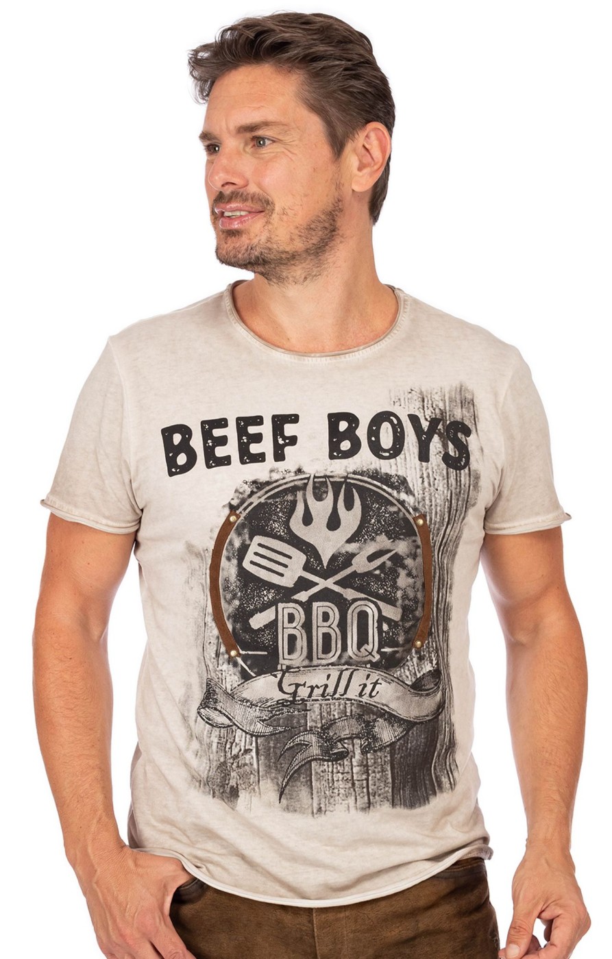 Herren Hangowear | Hangowear T-Shirt Beefboys Greige