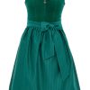 Damen Marjo | Marjo Midi Dirndl 2Tlg. 65Cm Zoey Absinth