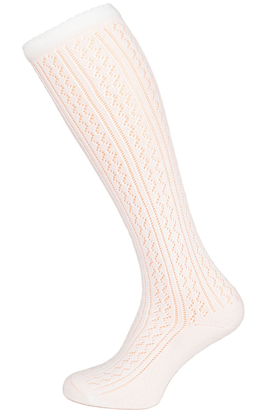 Schuhe Schuhmacher | Schuhmacher Trachtensocken Cs516 Weiss