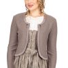 Damen Spieth & Wensky | Spieth & Wensky Strickjacke Alice Nuss