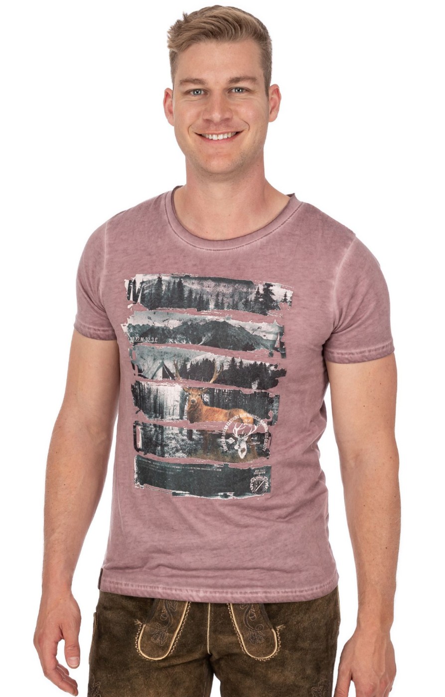 Herren Marjo | Marjo T-Shirt Luke Lavendel