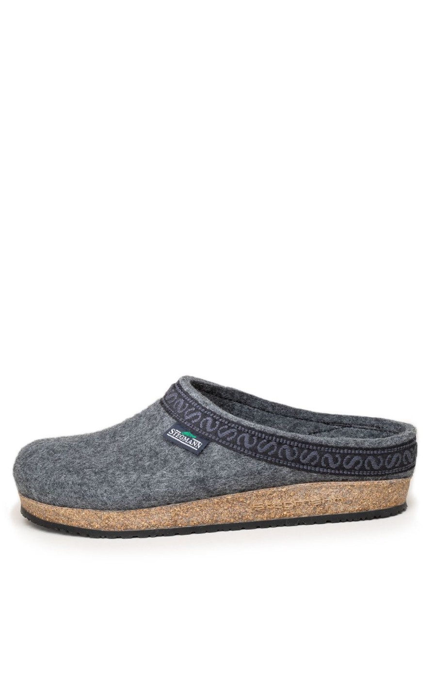 Schuhe Gottstein | Gottstein Clogpantoffel 17801-8804 Grey