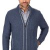 Herren Spieth & Wensky | Spieth & Wensky Strickjacke Wadim Jeansblau