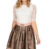 Damen Krüger Dirndl | Kruger Dirndl Rock Taline Beige Rose