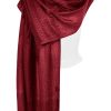 Damen Purset | Purset Pashmina Ha621-37 Winered