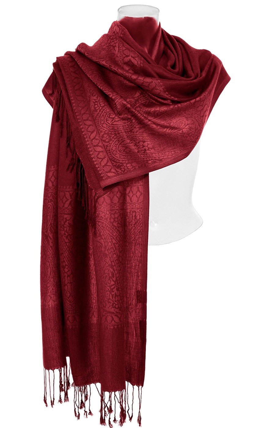 Damen Purset | Purset Pashmina Ha621-37 Winered