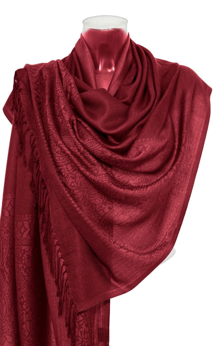 Damen Purset | Purset Pashmina Ha621-37 Winered