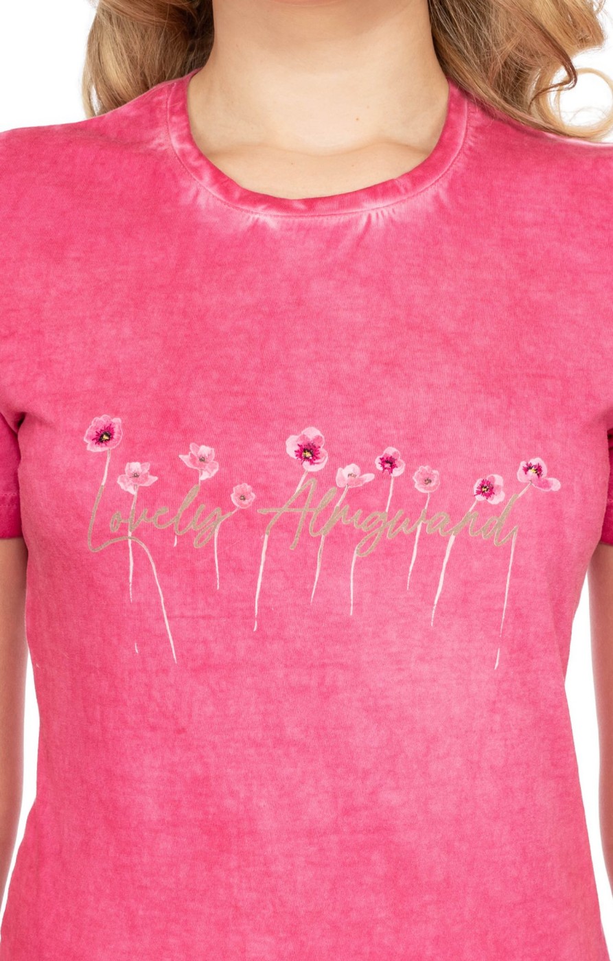 Damen Almgwand | Almgwand T-Shirt Brombergalm Pink