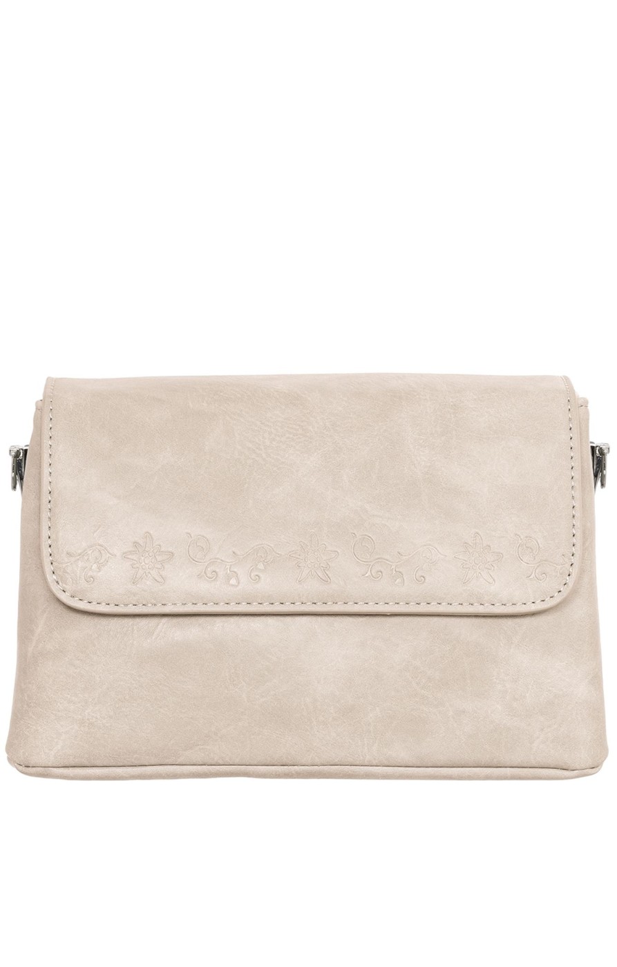 Accessoires Lady Edelweiss | Lady Edelweiss Handtasche 15012 Beige In Lederoptik