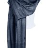 Damen Purset | Purset Pashmina Ha621-56 Dark Blue