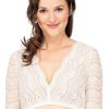 Damen Marjo | Marjo Dirndlbluse Gina-Lotta Offwhite