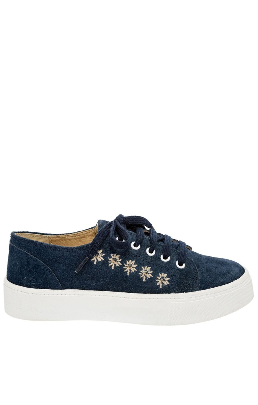 Schuhe Spieth & Wensky | Spieth & Wensky Trachtenschuhe D102 Ludmilla Denim Crosta