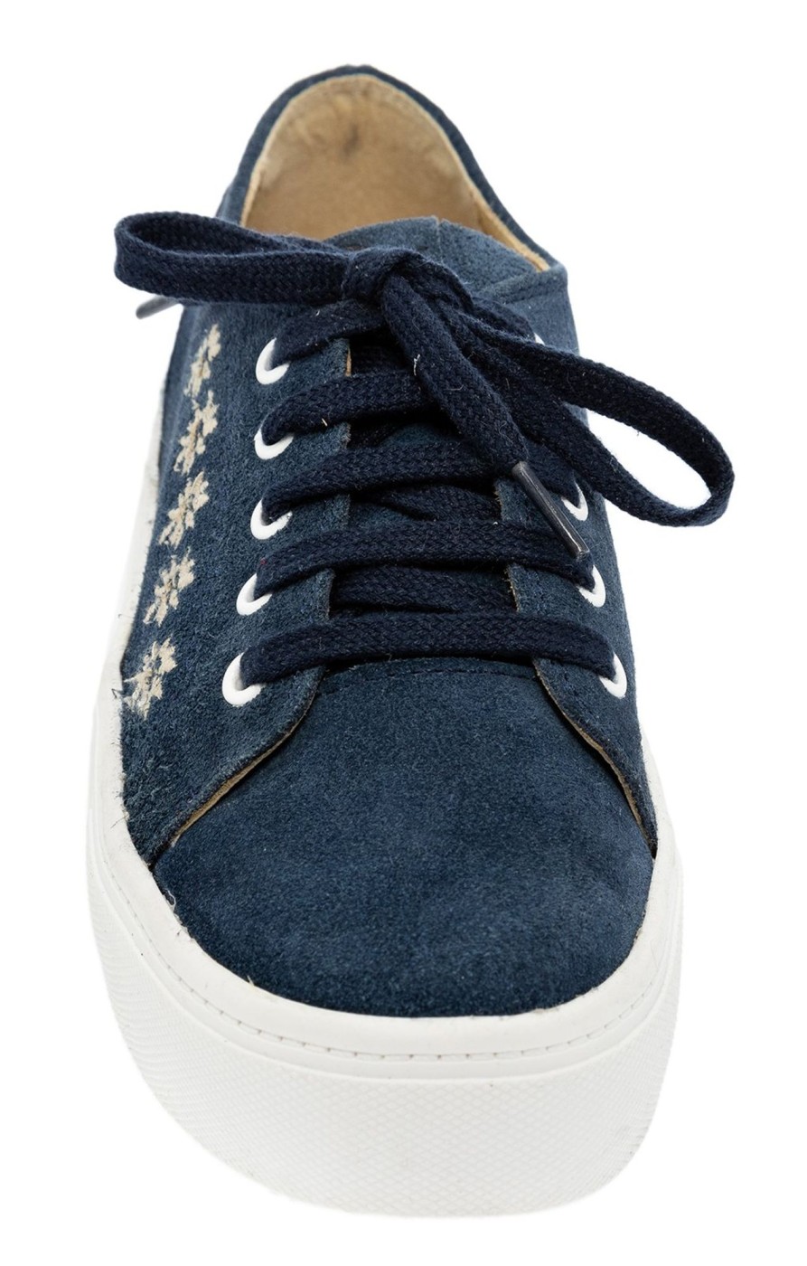 Schuhe Spieth & Wensky | Spieth & Wensky Trachtenschuhe D102 Ludmilla Denim Crosta