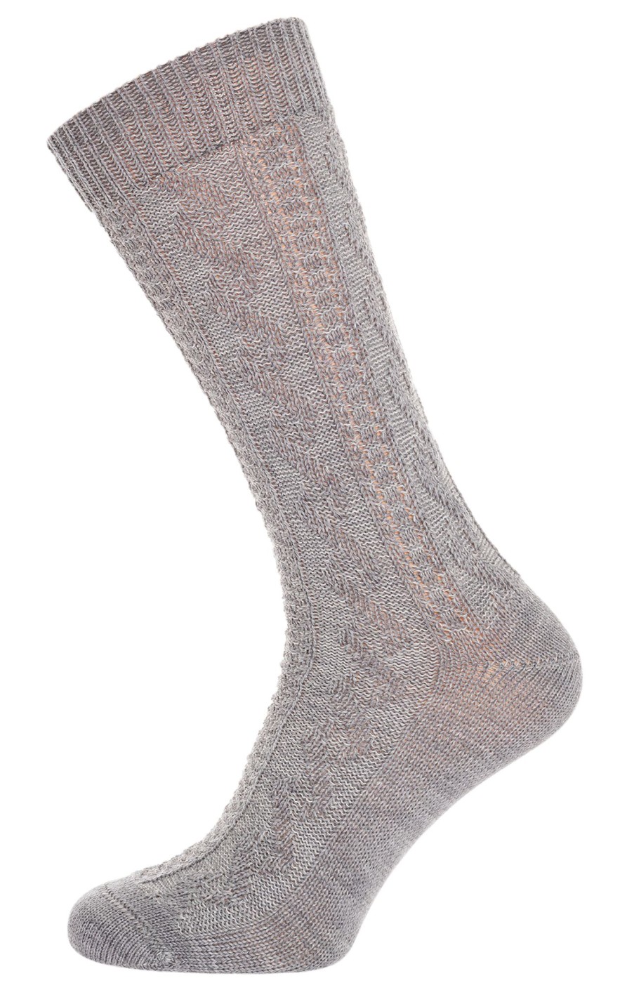 Herren Lusana | Lusana Socke L5S-3 Mittelgrau