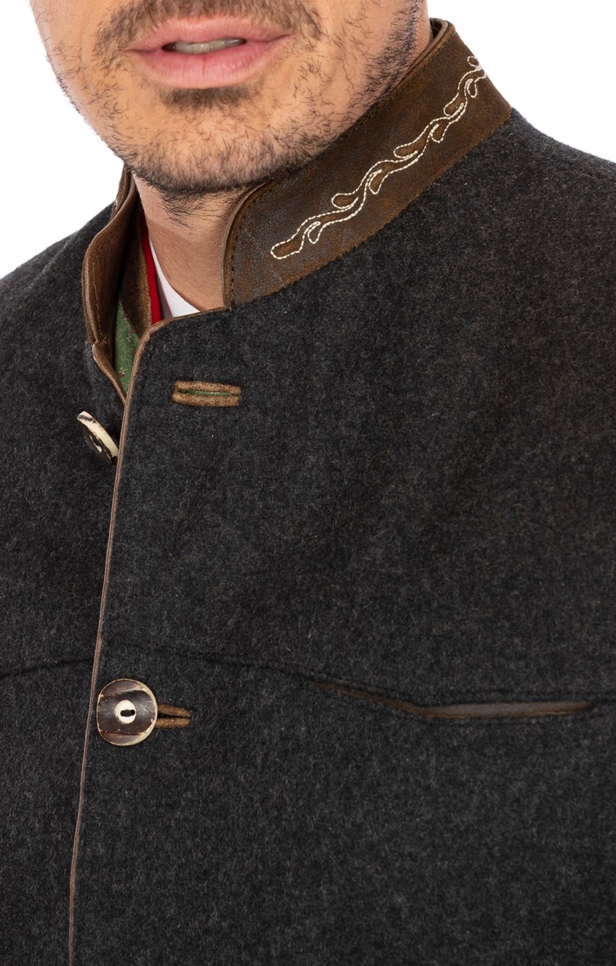 Herren Maddox | Maddox Jacke Dominik Wool Moos