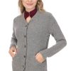 Damen AlpSpur | Alpspur Strickjacke Lisa 11 Grau Melange