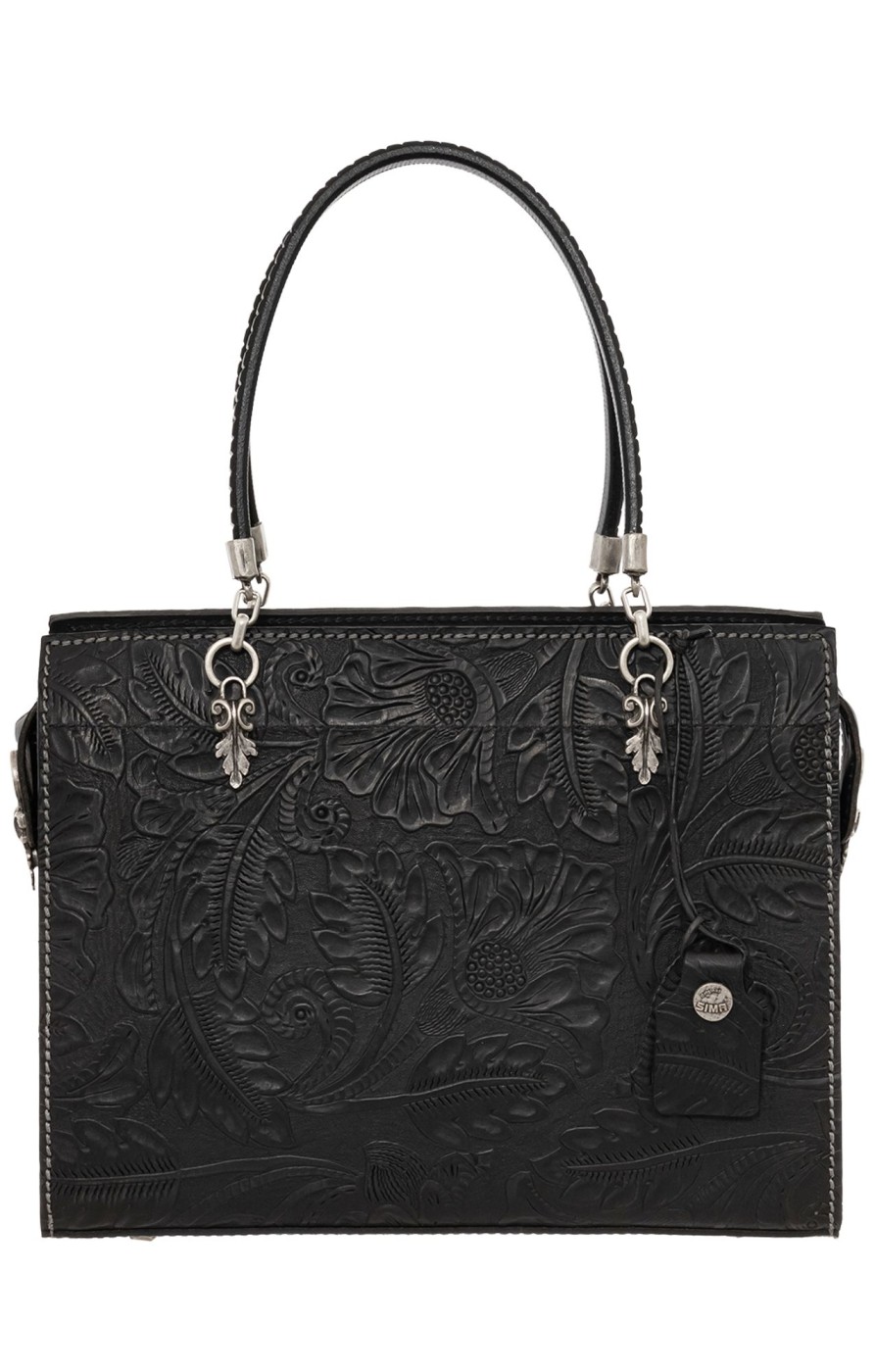 Damen Sima | Sima Handtasche "Karree" 188-3489 Braun