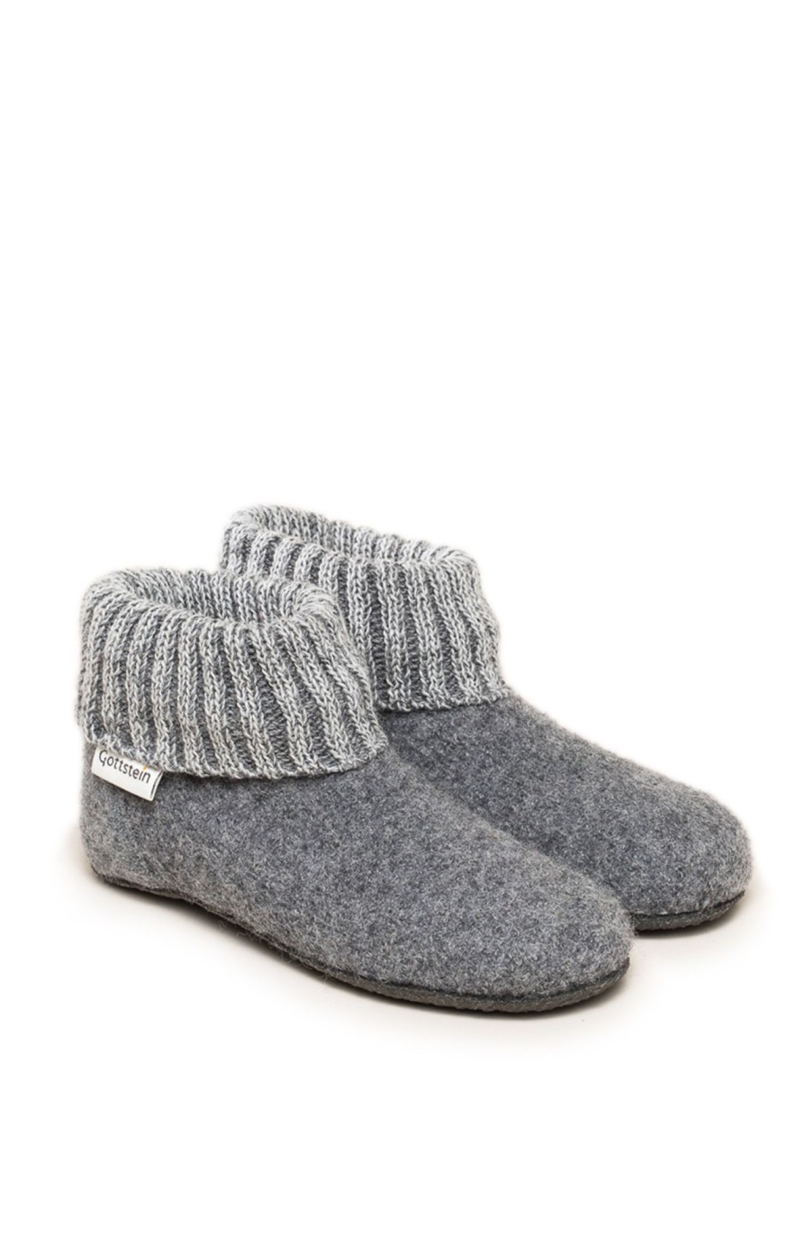 Kinder Gottstein | Gottstein Kinderpantoffel 48404-1201 Grau