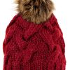 Damen Faustmann | Faustmann Strickmutze 54174Kb Rot