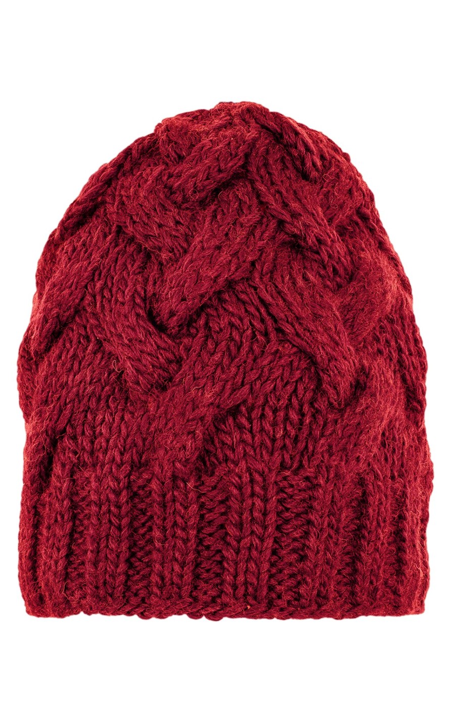 Damen Faustmann | Faustmann Strickmutze 54174Kb Rot