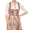 Damen Krüger Dirndl | Kruger Dirndl Mini Dirndl 2Tlg. 50Cm Ayla Rost