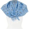 Damen Purset | Purset Georgettetuch Edelweiss 1011-91 Light Blue