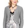 Damen Spieth & Wensky | Spieth & Wensky Strickjacke Alice Mittelgrau