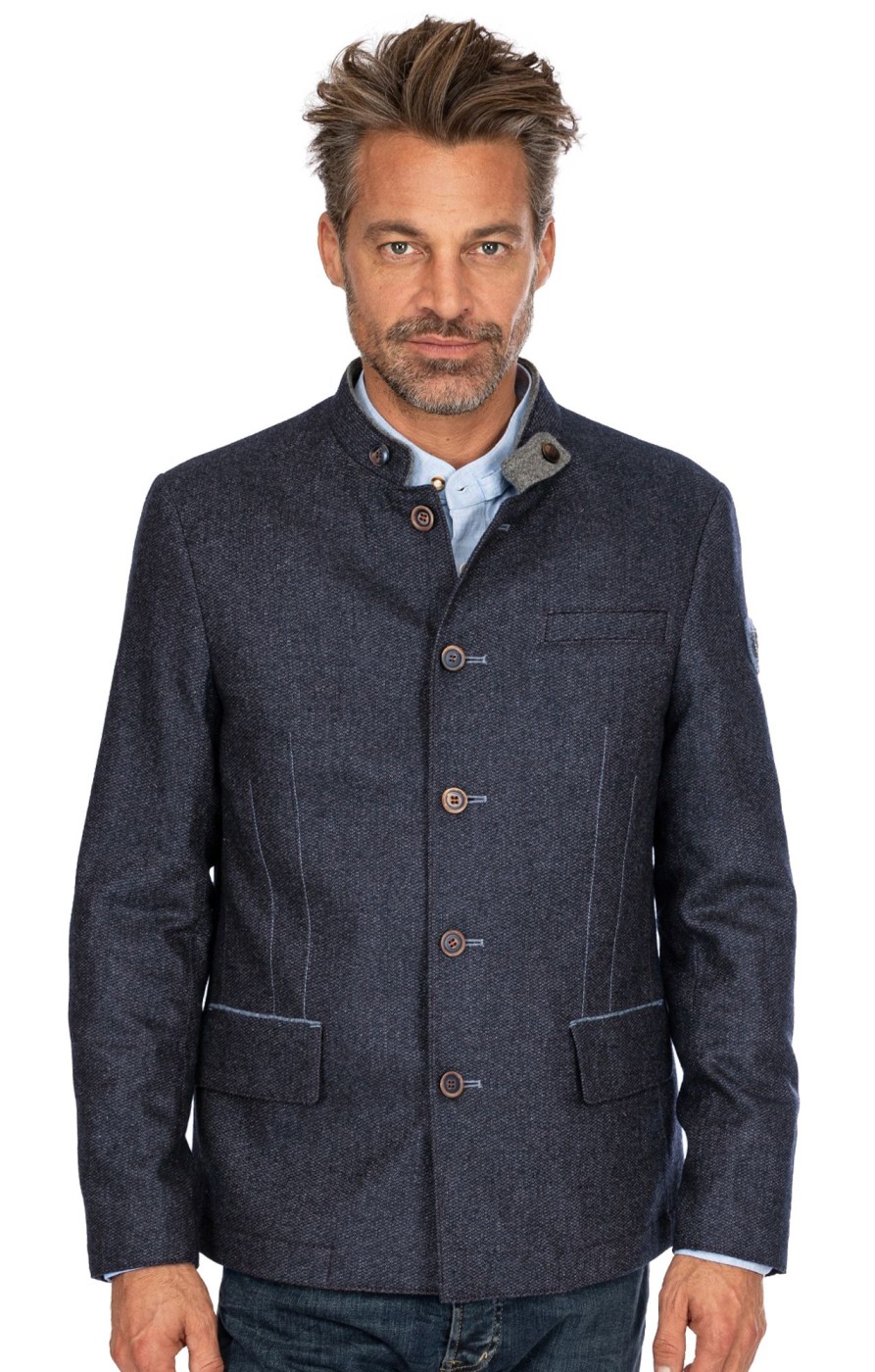 Herren Spieth & Wensky | Spieth & Wensky Jacke Neubrunn Blau Grau