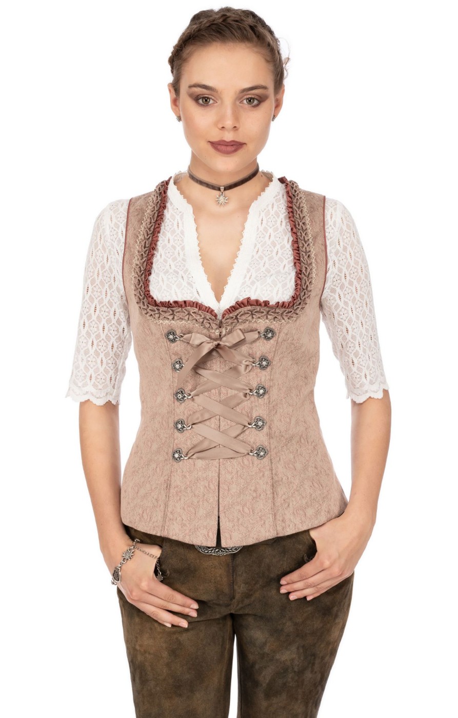 Damen Krüger Dirndl | Kruger Dirndl Mieder Marike Rost