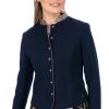 Damen Spieth & Wensky | Spieth & Wensky Jacke Bambus Dunkelblau