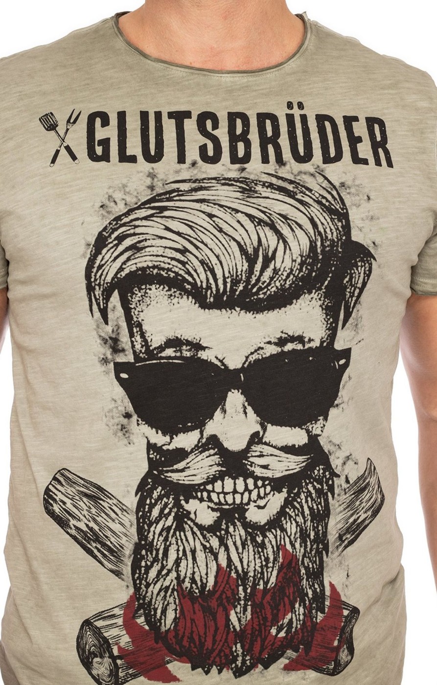 Herren Hangowear | Hangowear T-Shirt Glutsbruder Oliv