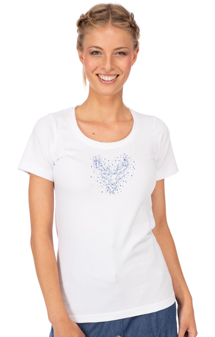 Damen OS-Trachten | Os-Trachten T-Shirt Limbach Weis