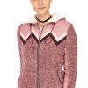 Damen Piz Palü | Piz Palu Jacke Brennberg Beere Rosa