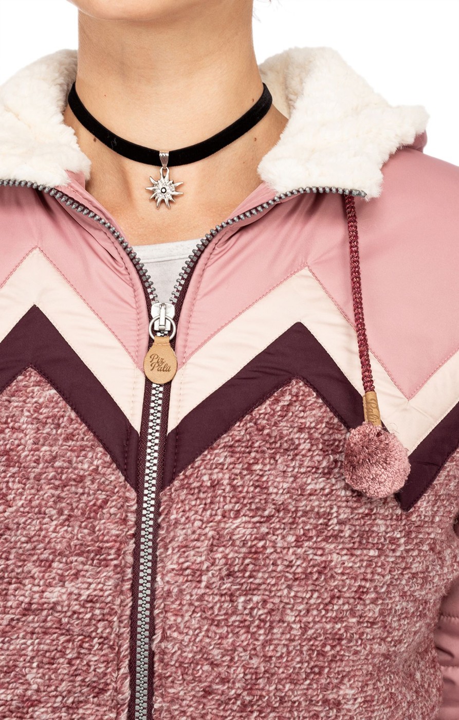 Damen Piz Palü | Piz Palu Jacke Brennberg Beere Rosa