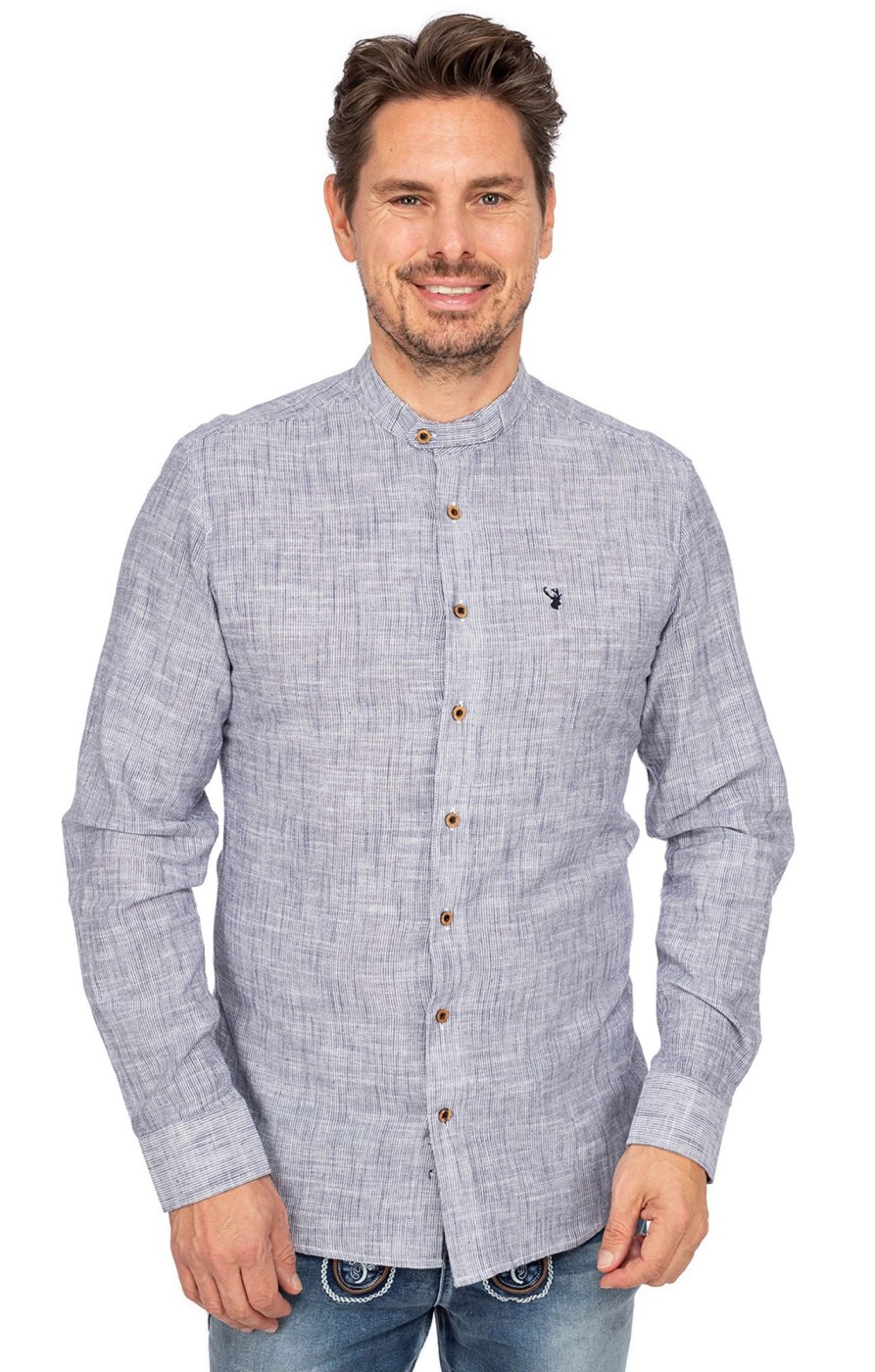 Herren Spieth & Wensky | Spieth & Wensky Hemd Arnold Blau (Slim Fit)